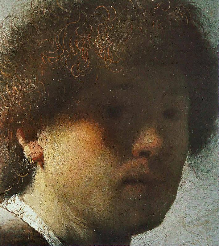 Rembrandt Peale Self portrait detail oil painting image